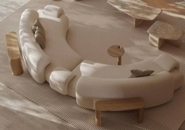 Curved Modular Sofa